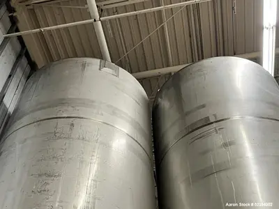 Used Feldmeier 4,200 Gallon Stainless Steel Storage Tank – Vertical, Side Manway