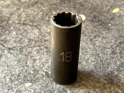 Matco BDP18M2V 18mm Deep Impact Socket 1/2" Drive 12 Point USA Metric No Marks