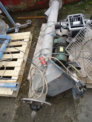 S/S Tubular Screw Auger Conveyor 150 mm dia 2,000 mm long 0.75 kw