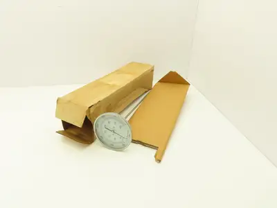 Trerice Boiler Temp Thermometer Gauge 5"Dial 18"Stem 150-750°F Bi-Metal 1/2"NPT