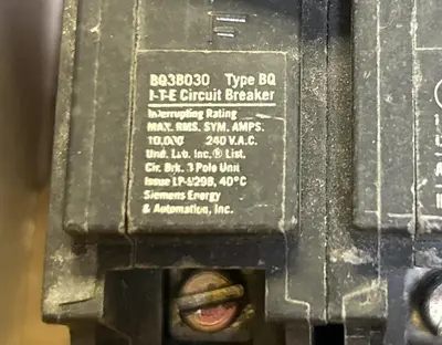 Used ITE BQ3B030 Miscellaneous Equipment (Electrical & Power) | Surplus Asset Holdings #1196496