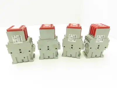 Allen Bradley 4 Pole Contactor Safety Control Relay 24VDC Coil Lot of 4