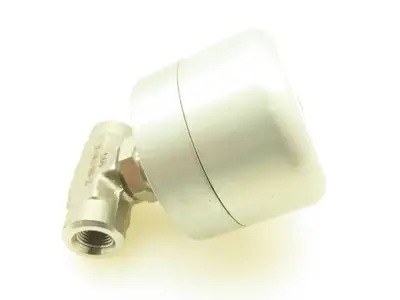 Parker 2F-V4L0-11AD-SS Series Pneumatic Inline Needle Valve 316 SS Air 1/8" Port