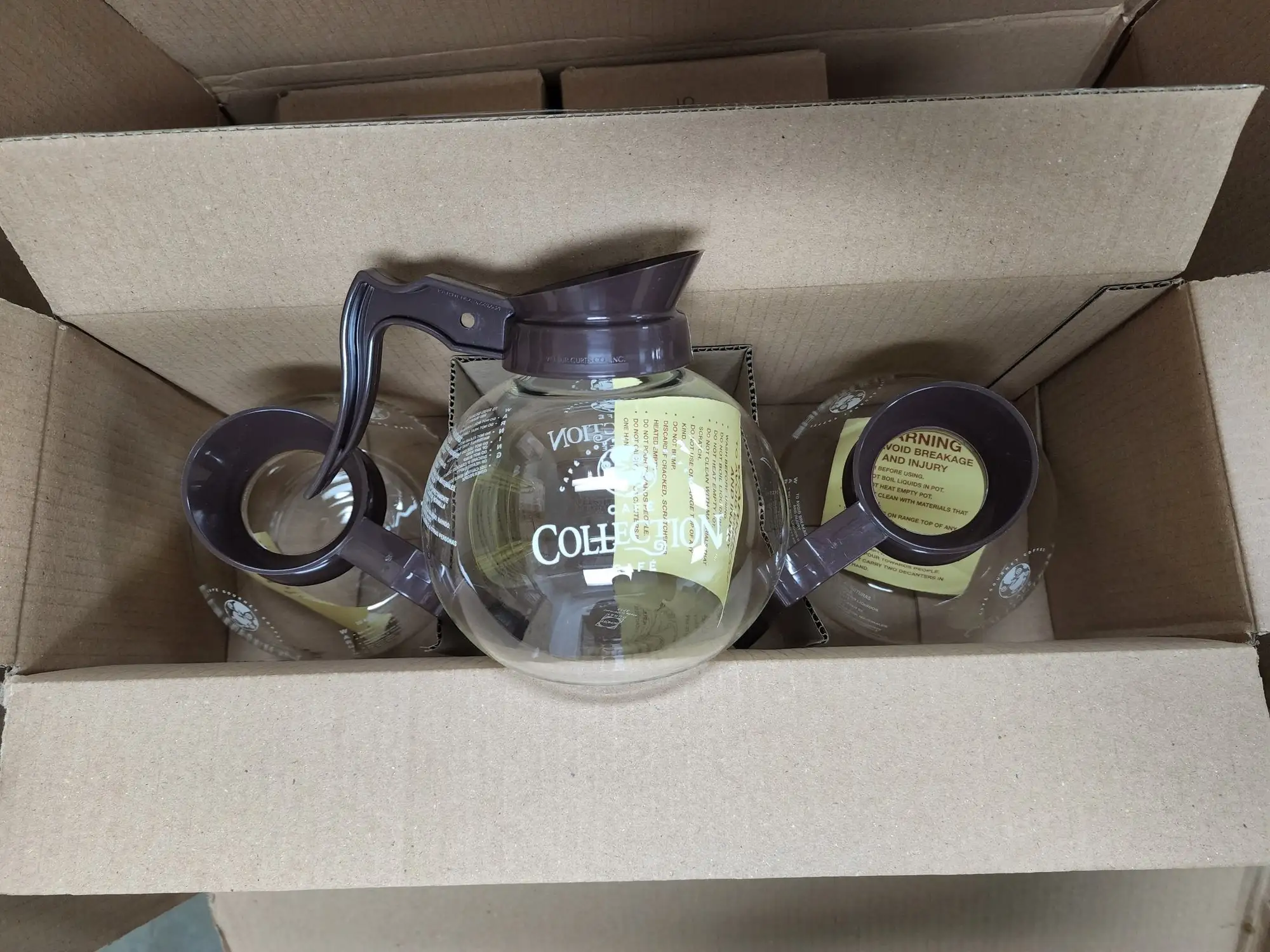New | in-Stock Curtis DB-12 Glass Decanters Coffee Equipment Illinois US | Falcon Restaurant Supply #1376781
