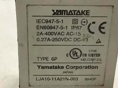 USED YAMATAKE LJA10-11A21N-003