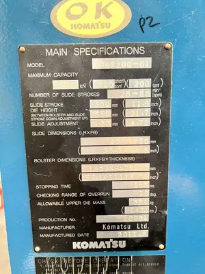 USED 2011 KOMATSU OBS 200-61