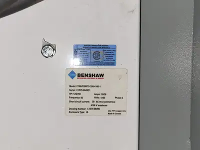 USED BENSHAW CFMVRSMTS-350-4160-1