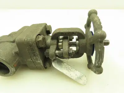 DSI 4101A5-18 Steel 1" NPT Threaded x Socket Gate Valve 1990 PSI #800  LOT OF 2