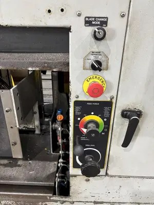 14" x 14" HYDMECH MODEL #H-14A AUTOMATIC HORIZONTAL BAND SAW WITH NESTING: STOCK #23623