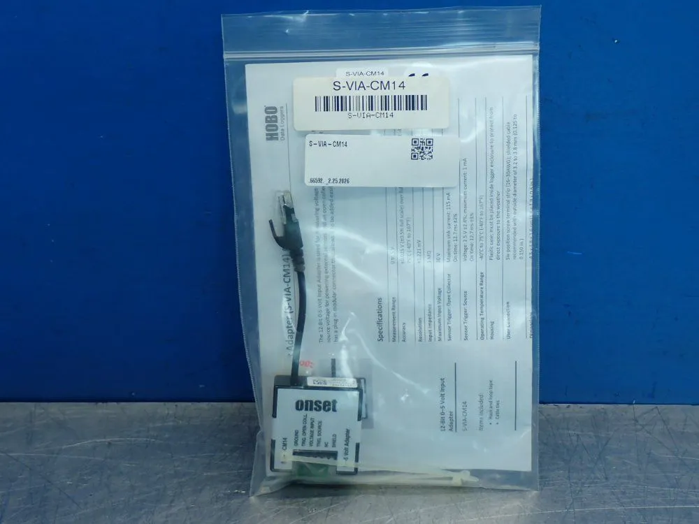 New | in-Stock ONSET COMPUTER SVIACM14 Data Logger Ohio US | HGR 24 #904497