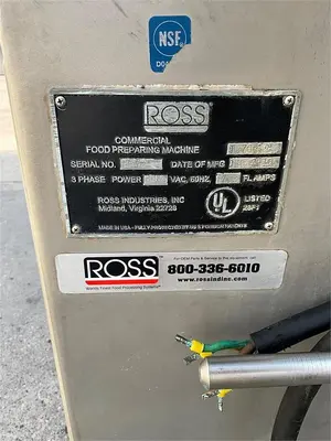 Used ROSS TENDERIZER Meat Processing Equipment British Columbia CA | Surrey Food Equipment #1493637