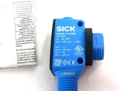 New | in-Stock SICK SureSense Photoelectric Proximity Sensor M12 4-Pin 1073611 Proximity Sensors Michigan US | Maverick Industrial Sales #1389111