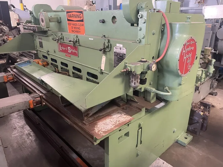 Used LODGE & SHIPLEY S-0306-AB Power Squaring Shears (Inch) California US | Wheeler Machinery Sales #8651