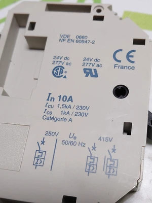 SCHNEIDER ELECTRIC TELEMECANIQUE GB2-CB16 10A 1-POLE CIRCUIT BREAKER