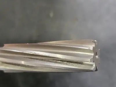 11/16in. x 10-1/2in. Right-Spiral Chucking Reamer, 0.6875in. Dia. Str. Shank