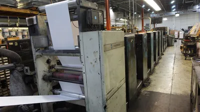 STEVENS 6-Unit (1) Web Offset Press – 26” Web Width – Variable Cutoff Variable Repeat Direct Mail Narrow Web Offset Press | Machinery Solutions Group, Inc. (3)