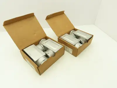 Kondu LD-6 Ridgid 1-1/2" Right Angle Conduit Outlet Box Lot of 4