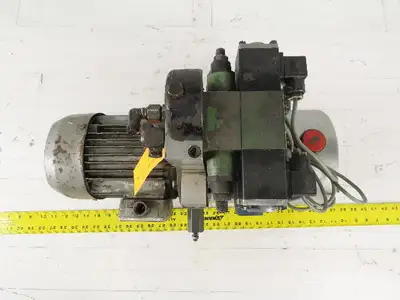 Hydro Pneumatics PMC 6 3 RVI OM1 G1 Hydraulic Power Unit W/Valve Stack 460V 3Ph
