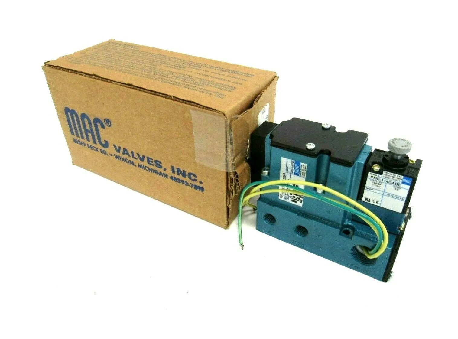 NEW MAC VALVES 6211C-111-PM-114DA SOLENOID VALVE 6211C111PM114DA