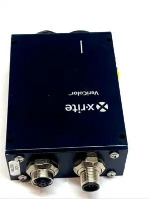 USED X‑RITE VERICOLOR INLINE COLOR SENSOR HEAD MEDIUM SPOT RS‑232/PLC