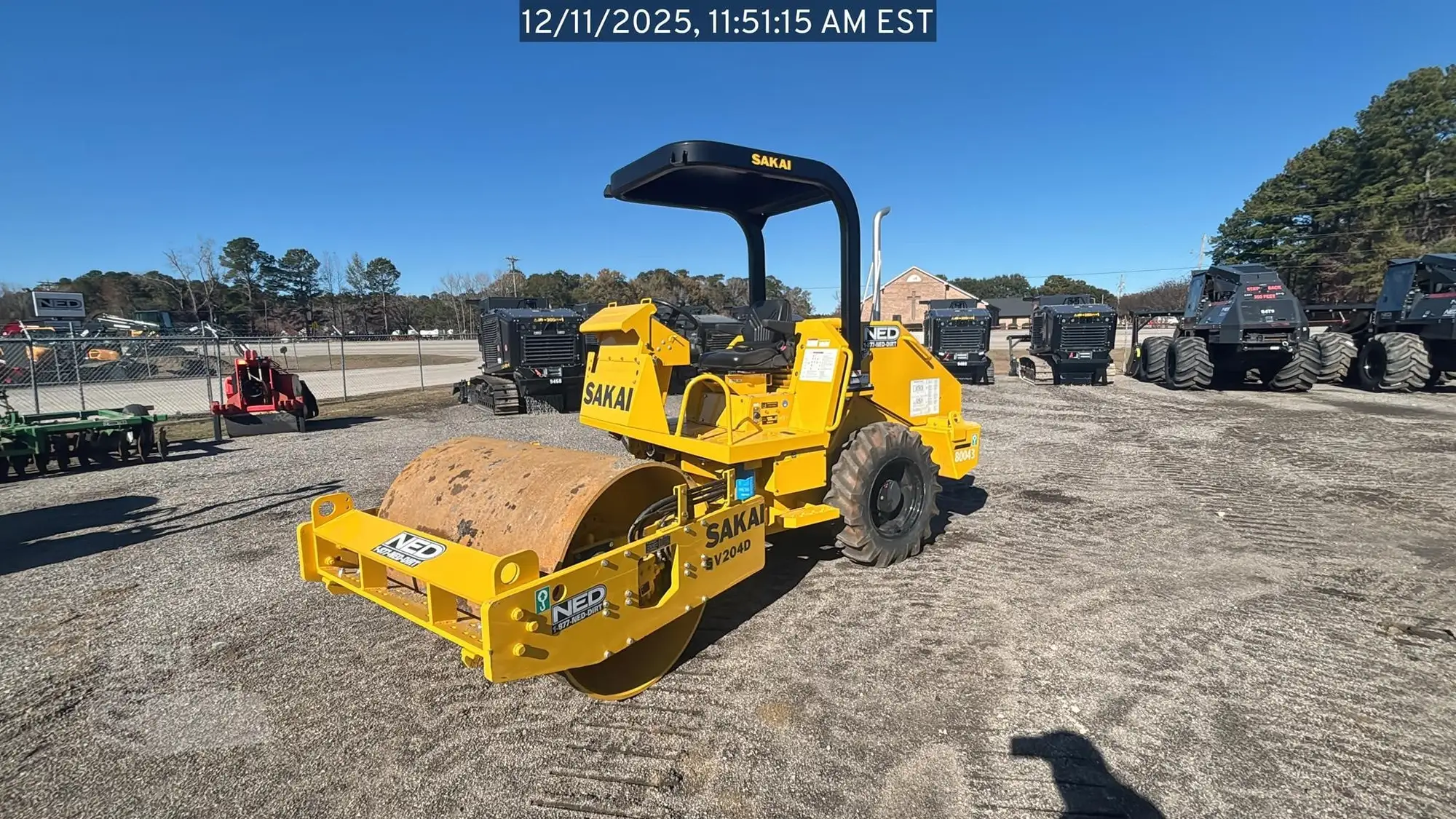 Used 2025 SAKAI SV204D Single Drum Rollers South Carolina US | National Equipment Dealers #1422624