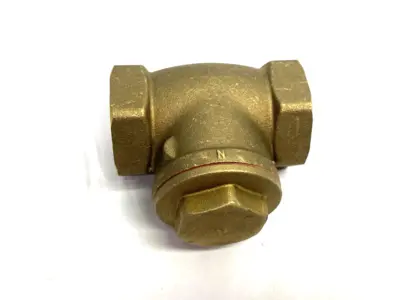 USED MSC, VALUE COLLECTION CHECK VALVE, 1" PIPE CHECK SWING, 4965302316JP