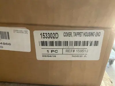 Waukesha Tappet Housing End Cover PN 153302D