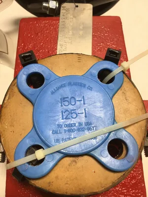 Red Valve Series 75 1″ Pinch Valve CI Body