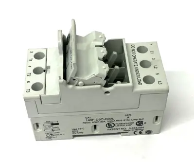 USED ALLEN-BRADLEY SER. A FUSE HOLDER 3-POLE 30A