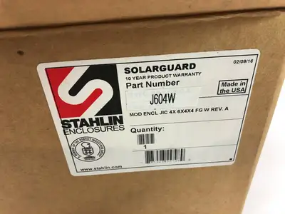New | in-Stock STAHLIN 6X4X4 ENCLOSURE Electrical Boxes | Maverick Industrial Sales #1120170