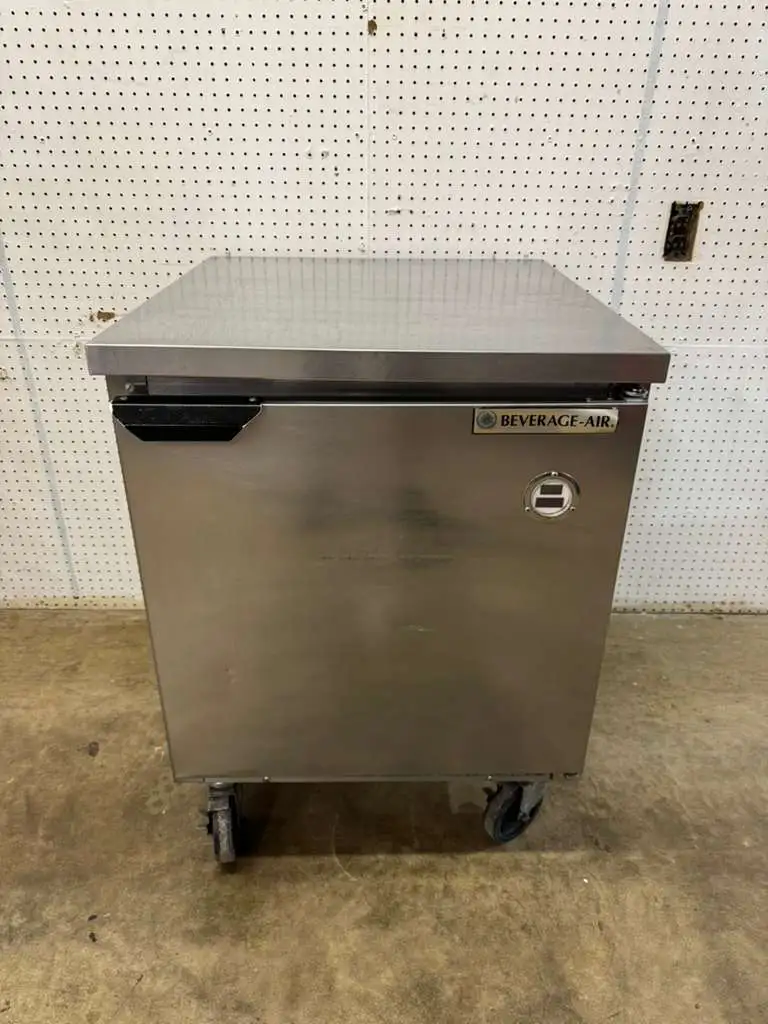 Used Beverage Air Used 27" Beverage-Air WTF27A Single Door Undercounter Worktop Freezer 120V Worktop Freezers Illinois US | Falcon Restaurant Supply #1375028