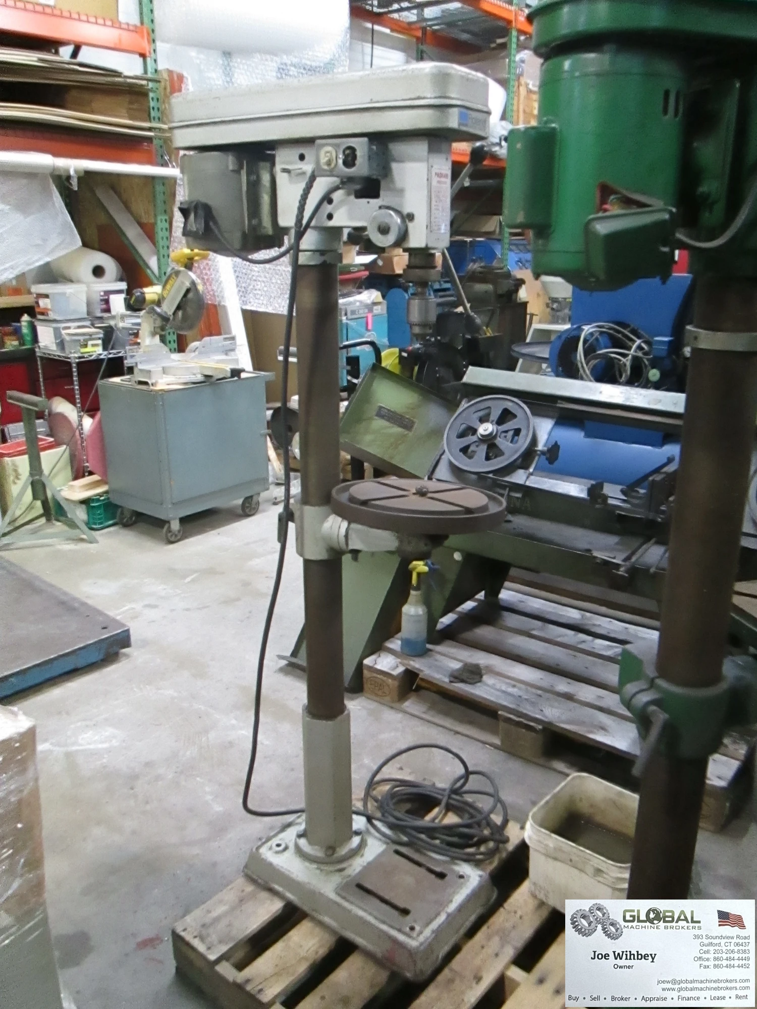 Packard Precision Model 919T, 3/4Hp Standing Drill Press M.T. 2 Spindle