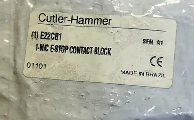 Used CUTLER-HAMMER E22CB1 Miscellaneous Equipment (Electrical & Power) | Surplus Asset Holdings #1202282
