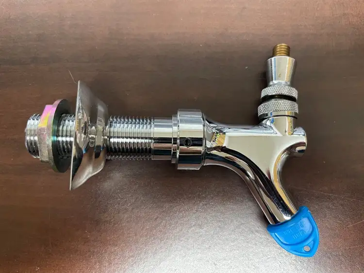 Used Falcon Restaurant Supply Used Complete Beer Tap Stainless Faucet With a 3" Shank Faucets / Sprayers Illinois US | Falcon Restaurant Supply #1375756