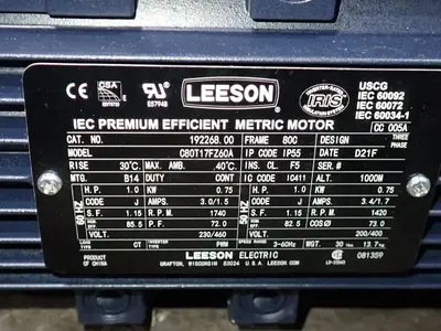 USED LEESON C80T17FZ60A