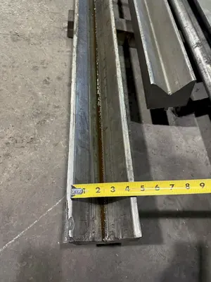 4" OPENING X 240" LONG 90 DEGREE BOTTOM PRESS BRAKE DIE. STOCK # 1224724