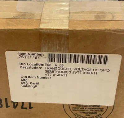 NEW OHIO SEMITRONICS VT7-016D-11 TRANSDUCER VT7016D11