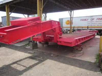 Used TRANSPORT 55 TON DETACHABLE LOWBOY TRAILER Lowboy Trailers Florida US | USA Transequipment #1542486