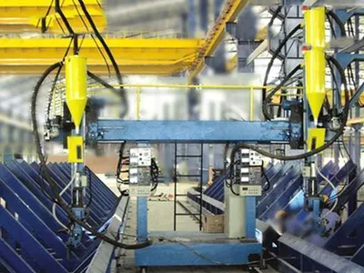 H Beam Welding Machine in Shaoxing City, China