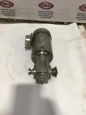 Grove Gear SSHMQ81880H15616 Right Angle Stainless Steel Washdown Worm Reducer
