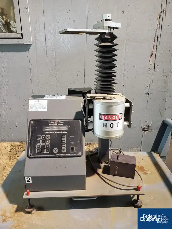 Used Tinius-Olsen Tinius-Olsen Extrusion Plastometer Plastometers Ohio US | Federal Equipment Company #130986