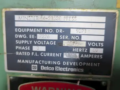 USED MINSTER NO 4
