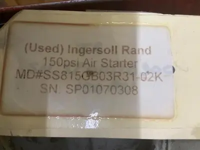 USED INGERSOLL RAND SS815GB03R31-02K