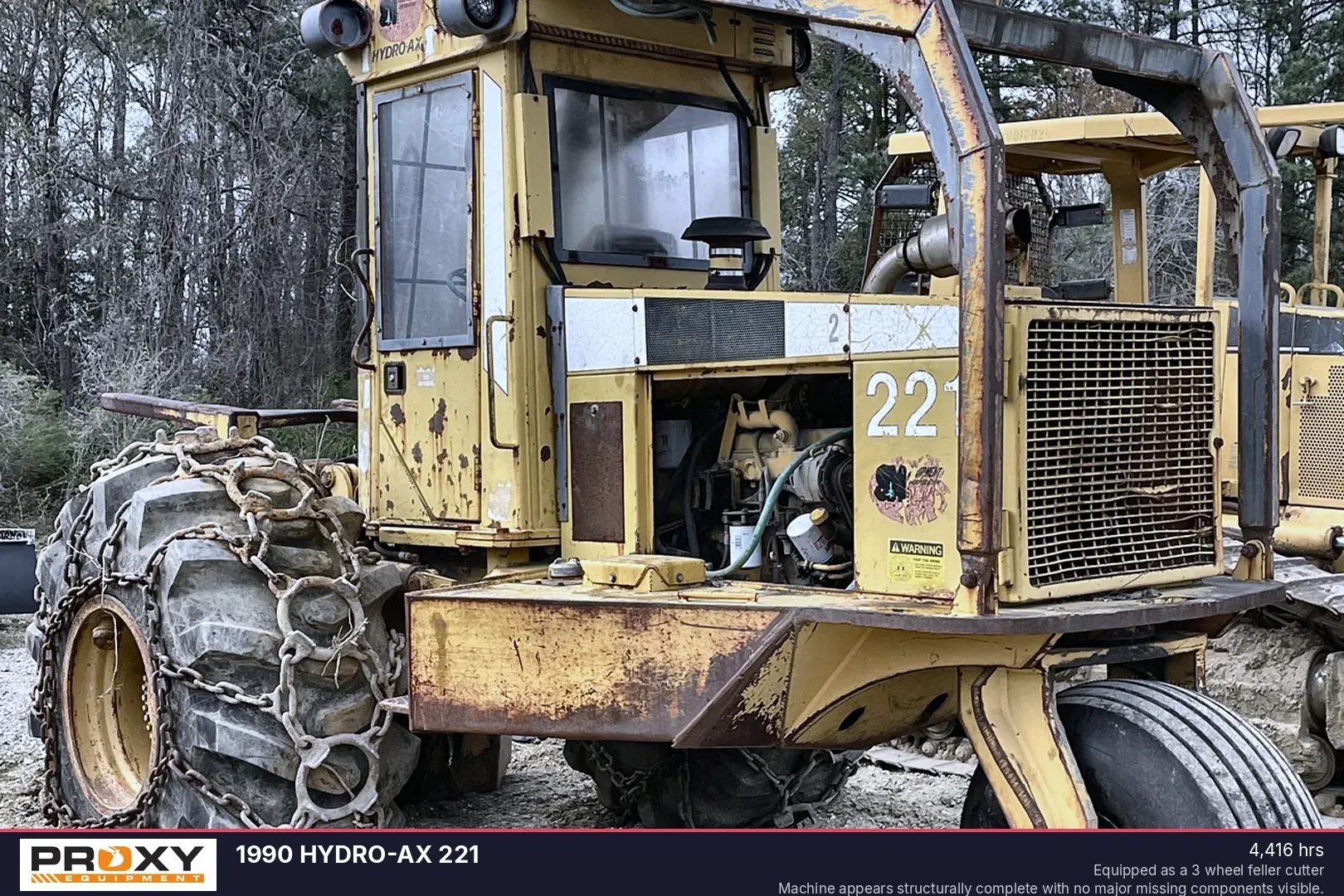 Used 1990 HYDRO-AX 221 Feller Bunchers Virginia US | Proxy Equipment #1378163
