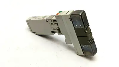 VQC1200N-51 | SMC  Plug-In Double Solenoid Valve 5-Port - Used