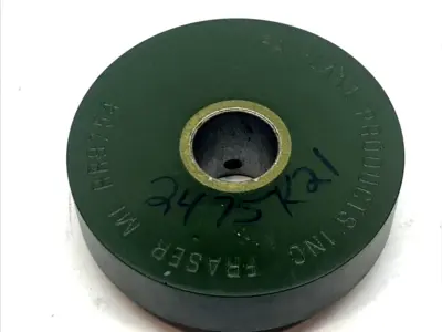 Used Fairlane Solid Roller Stud Mount 4" x .92" 60D Neoprene 2475K21 Misc Woodworking Parts Michigan US | Maverick Industrial Sales #1400711