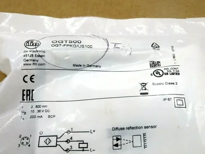 NEW IFM OGT-FPKG/US100 OGT500 PHOTO ELECTRIC SENSOR 0GTFPKGUS100 OGT500