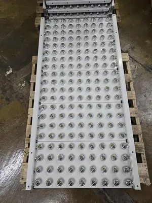 Used HYTROL ROLLER BALL TRANSFER  CONVEYOR Roller Conveyors Wisconsin US | Packer City Sales #1298047