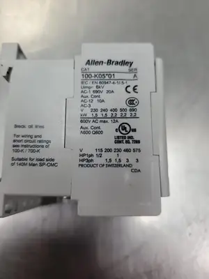 Allen Bradley 100-K05*01 Series A Contactor, 10A, 230-690V. 4E-41