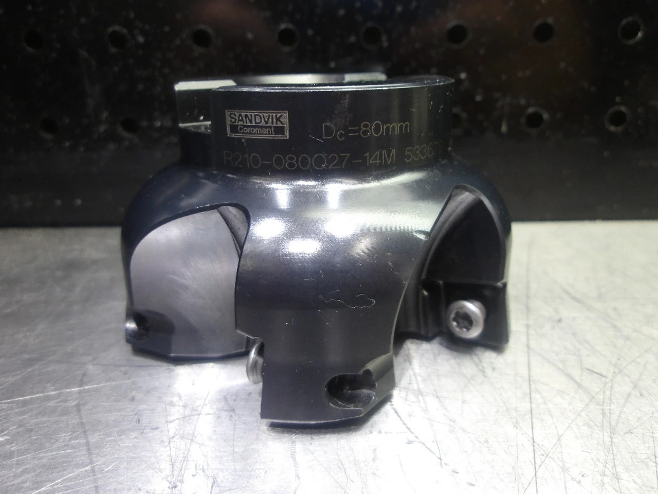 Sandvik 80mm Coolant Thru Facemill 27mm Arbor R210-080Q27-14M (LOC2711A)
